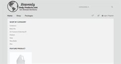 Desktop Screenshot of heavenlybodyproducts.com
